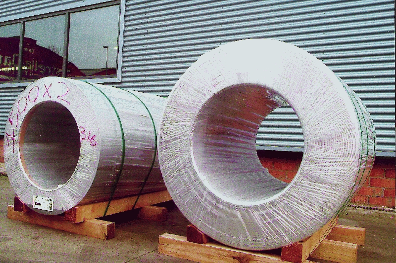 Alacer Mas, Stainless steel hot and cold rolled Sheets and coils.