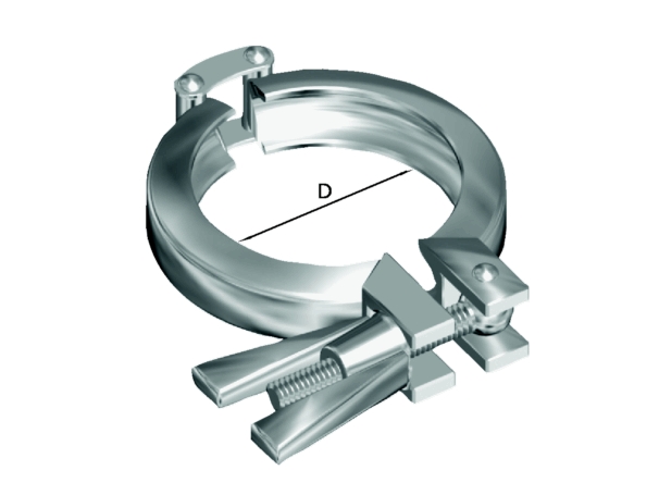 Alacer Mas, abrazadera clamp