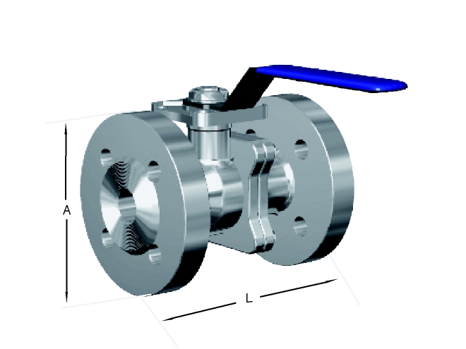 Alacer Mas, 2-Piece Ball Valve-Full bore (Art. 528)