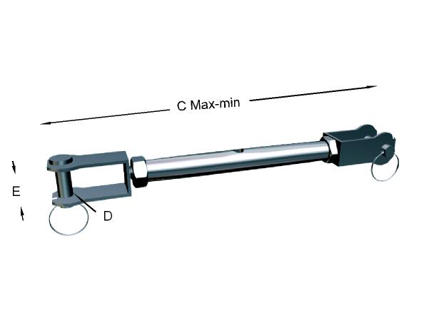 Alacer Mas, Tensioner with two welded forks