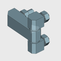 Alacer Mas, 90º stainless steel screwable hinges