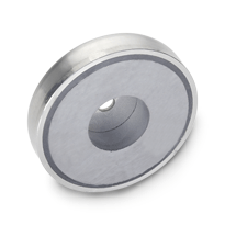 Alacer Mas, Stainless steel retention magnets