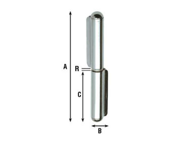 Alacer Mas, Welding hinge with round cap wings