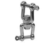 Alacer Mas, Swivel shackle with two screws in AISI-316 stainless steel