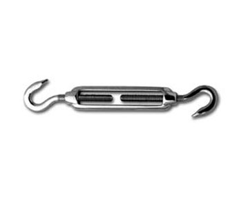 Alacer Mas, Turnbuckle with two hooks in AISI-316 stainless steel