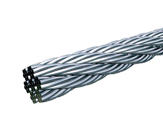 Alacer Mas, Cable acer inoxidable AISI-316 DIN-3055 7x7+0