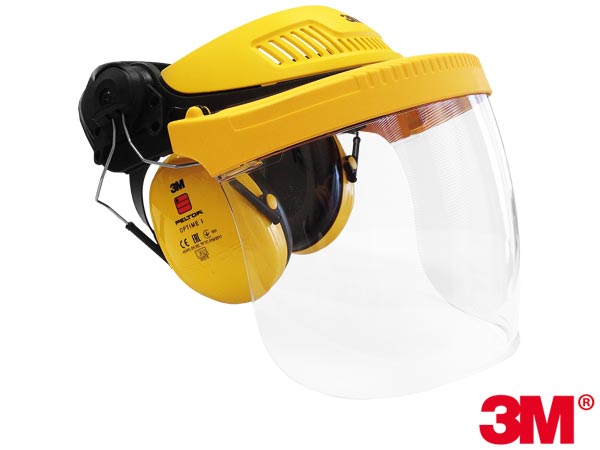 Alacer Mas, Harnais G500-GU, afficheur 5F-11 H51 et casque antibruit Optime I (P3E) jaune