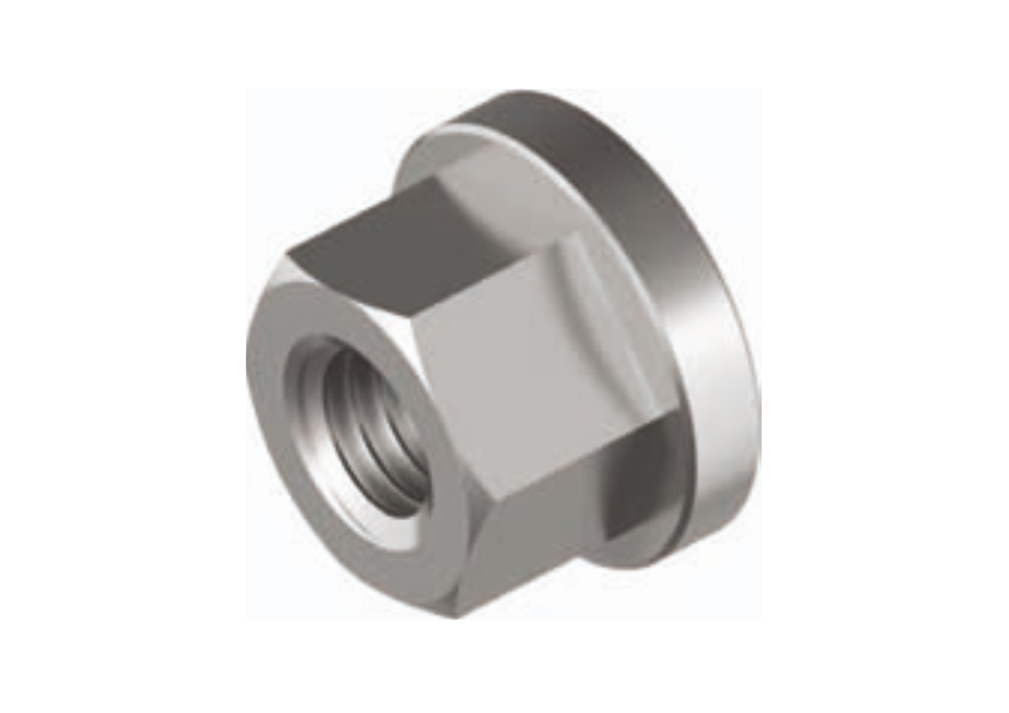 Alacer Mas, Ecrou hexagonal 1.5d haut avec collet DIN-6331