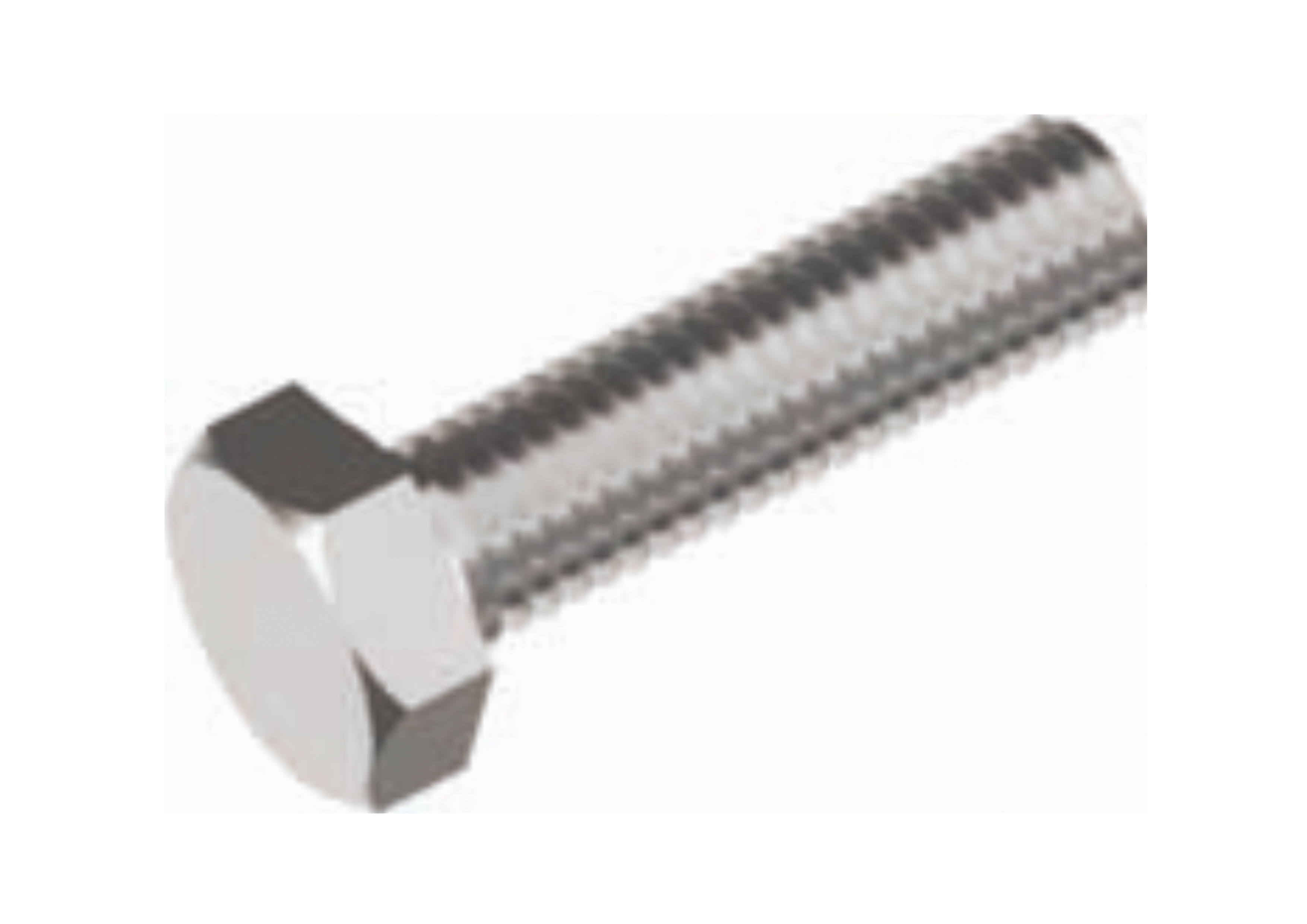 Alacer Mas, Stainless steel hexagonal head screw DIN-933/ISO-4017