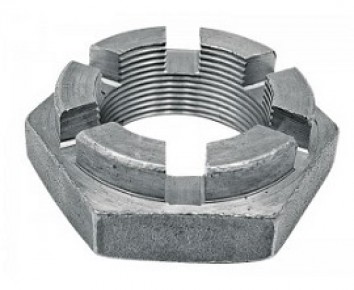 Alacer Mas, Hexagonal Castle Nut DIN-937 AISI-304